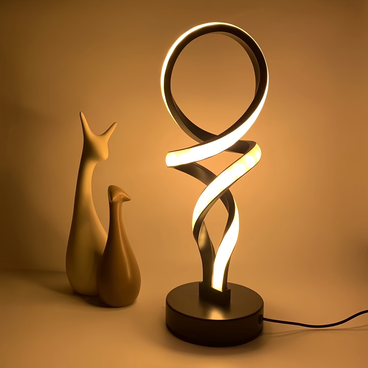 product-fancy-3d206df7-8d83-4165-8cf4-758a94953cba Sculptural Infinity LED Accent Lamp - Image 1