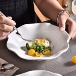 Lotus Ceramic Serving Bowl Set - Image 5