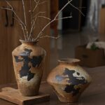 Rustic Artisan Ceramic Vase