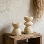 Hand-Carved Marble Candle Holder Set - Image 4