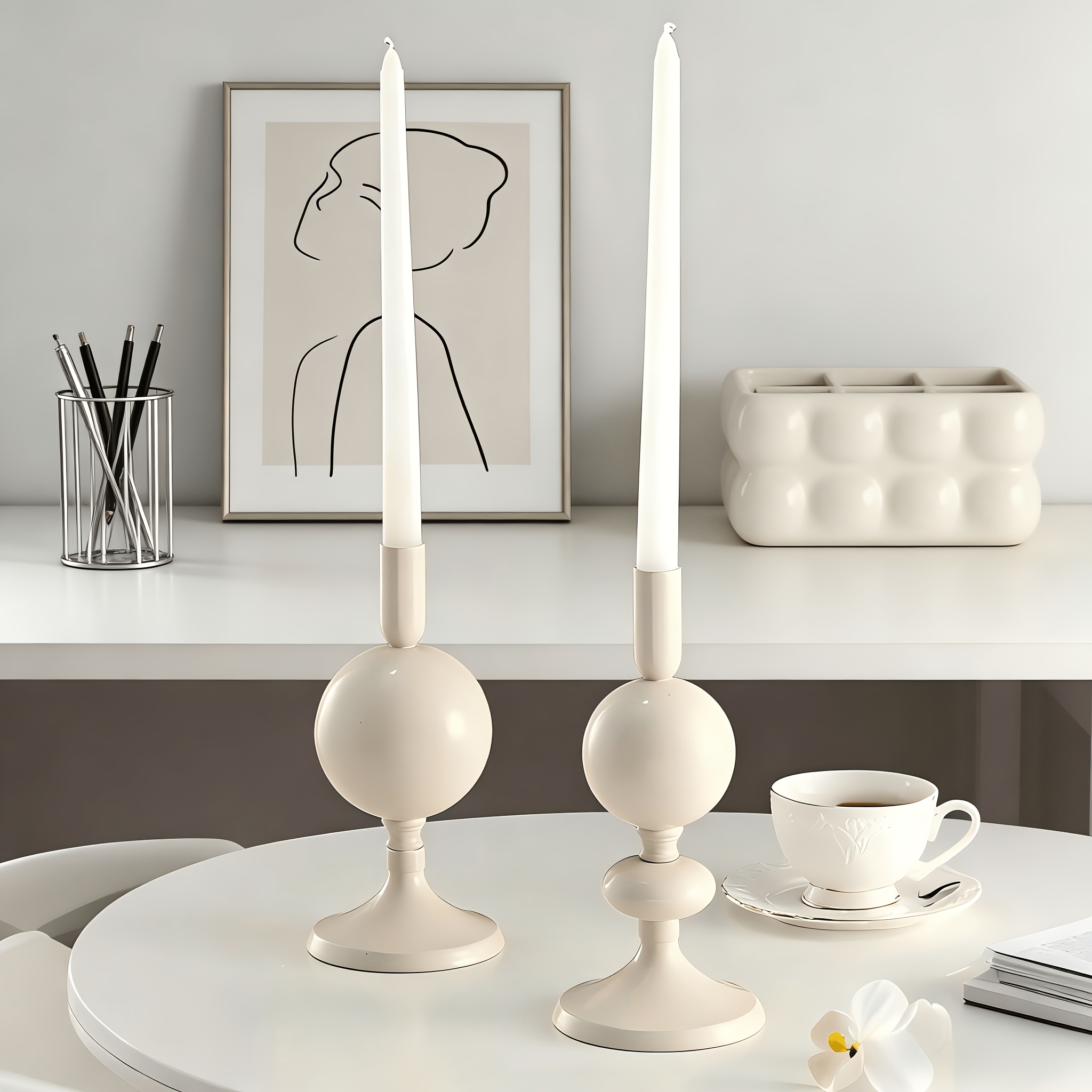 product-fancy-45a50be1-a60d-40e7-87e4-7b1ce9c9d592 Nordic Sphere Candle Holder Collection - Image 1