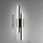 Modern Black/Golden Wall Sconce, Warm Light LED Vanity Lamp, Suitable for Bedside, Bedroom, Bathroom, Dining Room, Living Room, Indoor Wall Light - Image 5
