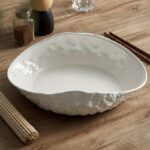 Shell Form Ceramic Serving Bowl - Image 5
