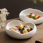 Organic Stone Deep Serving Bowl - Image 5