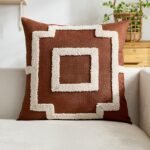 Textured Geometric Cushion Cover - Image 5