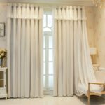 French Cream Layered Lace Curtains - Image 3