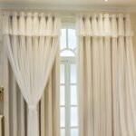 French Cream Layered Lace Curtains - Image 4