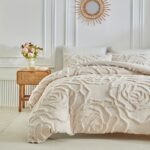 Tufted Rose Duvet Cover Set