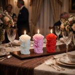 Rose Sculpted Soy Wax Candle - Image 5