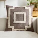 Textured Geometric Cushion Cover - Image 7