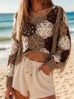 Bohemian Crochet Fringe Cardigan - Image 2