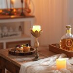 Vintage Lotus Candle Holder - Image 5
