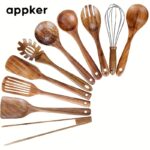 Acacia Wood Kitchen Utensil Set