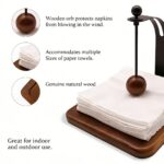 Modern Wood & Metal Napkin Holder - Image 3