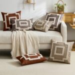 Textured Geometric Cushion Cover - Image 12