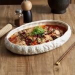 Organic Ceramic Serving Platter