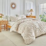 Tufted Rose Duvet Cover Set - Image 7