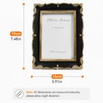 Vintage Black & Gold Photo Frame - Image 2