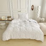Gathered Floral Duvet Cover Set - Image 8