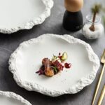 Organic Stone Edge Ceramic Plate