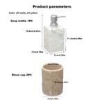 Stone Texture Bathroom Essentials Set - Image 2