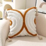 Tufted Lattice Tassel Cushion Cover - Image 8