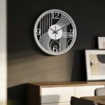 Art Deco Gold Wall Clock - Image 5