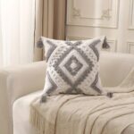 Textured Geometric Cushion Cover - Image 3