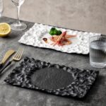 Rock Texture Ceramic Serving Platter