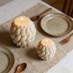 Scandinavian Twist Decorative Candle - Image 3