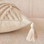 Ivory Geometric Tufted Cushion Cover - Image 6