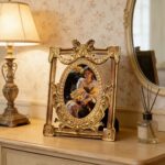 Ornate European Gold Photo Frame