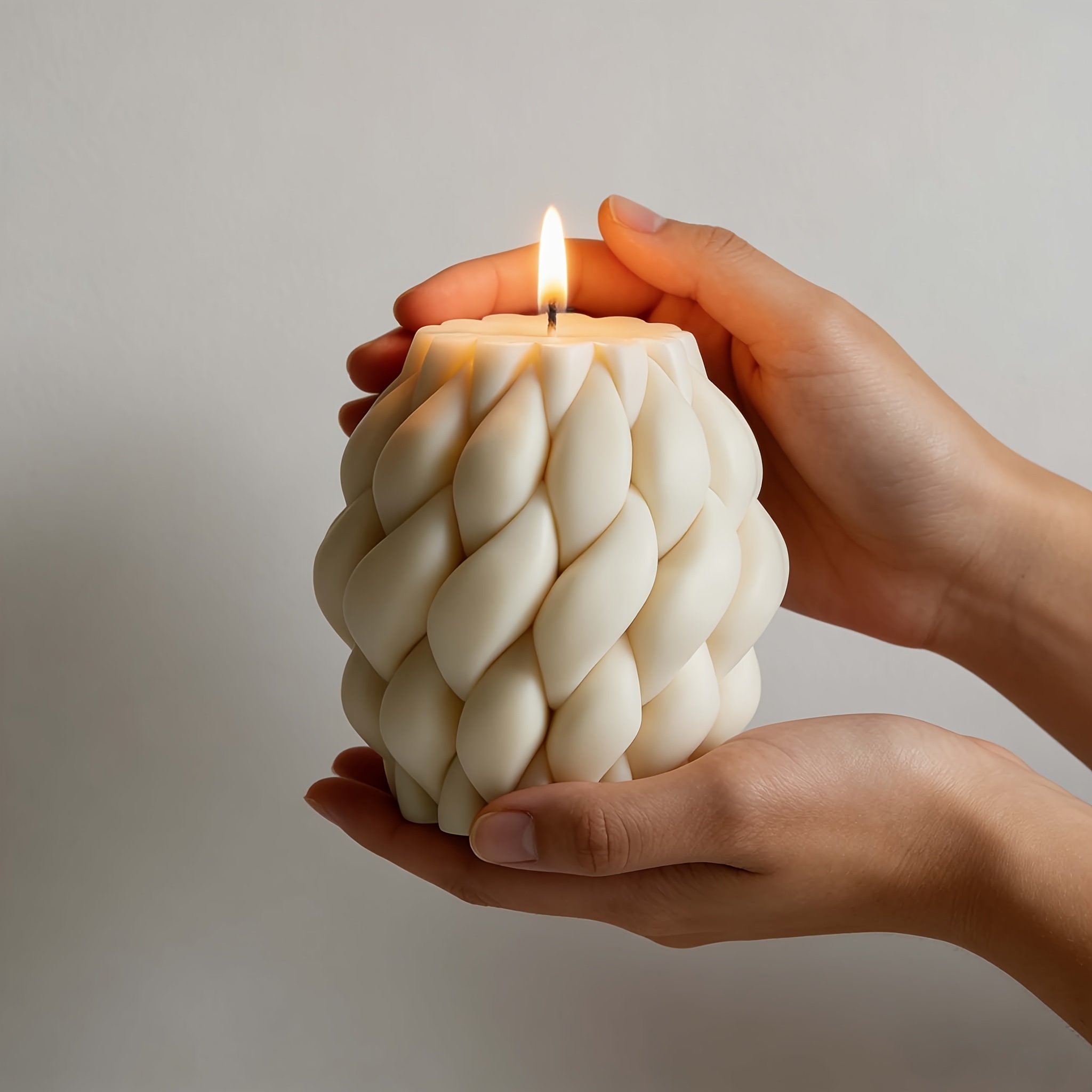 product-fancy-843adecf-d983-440e-b565-a621bf2f37e9 Scandinavian Twist Decorative Candle - Image 1