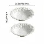 Rock Texture Ceramic Serving Bowls Set - Image 2
