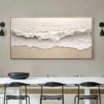 Ocean Horizon Sculpted Wall Art - Image 5
