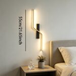 Sculptural Line LED Wall Light - Image 3