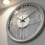 Art Deco Gold Wall Clock - Image 7