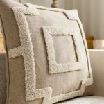 Textured Geometric Cushion Cover - Image 4