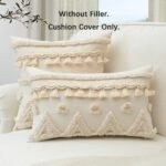Natural Linen Tassel Cushion Cover - Image 3
