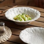 Rock Texture Ceramic Serving Bowls Set - Image 5
