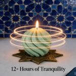 Sage Wave Sculptural Candle - Image 3