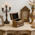 Vintage Library Storage Book Box - Image 6