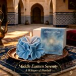 Blue Hydrangea Decorative Candle - Image 2