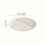 Rock Texture Ceramic Dinner Plate Set - Image 3