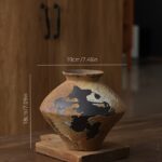 Rustic Artisan Ceramic Vase - Image 3