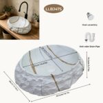 Lauren Stone Effect Countertop Basin - Image 2
