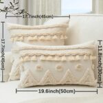 Natural Linen Tassel Cushion Cover - Image 2
