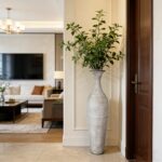 Tall Stone Effect Floor Vase - Image 5