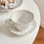 Embossed Ceramic Tea & Coffee Set