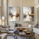 Grand Luxe Golden Horizon Wall Art Set